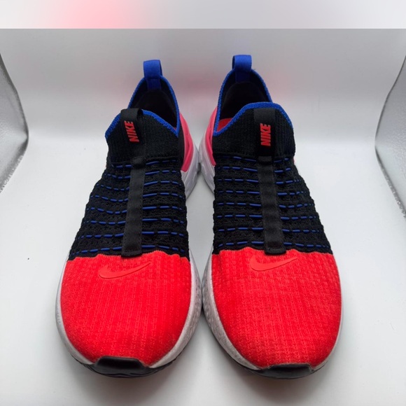 Nike React Phantom Run Flyknit 2 Womens size 9 Bright Crimson Running Shoes. - Picture 3 of 7